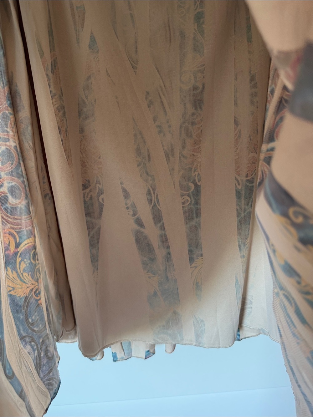 ONE WORLD Micro Mesh Graphic Skirt - Picture 5 of 10